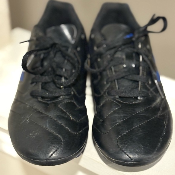 Adidas Goletto VII FG Junior Soccer Cleats FV2894 - Black Blue Youth Size 4.5 Y - Picture 7 of 10